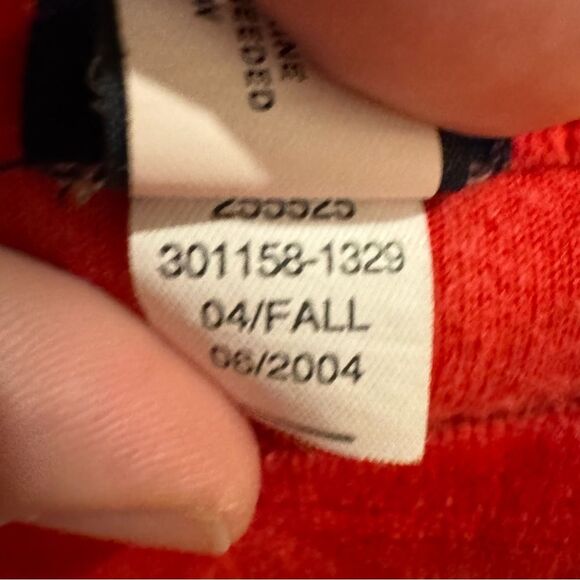 Vintage 2004 babyGap red velour drop-waist flower dress – toddler 4T - Picture 6 of 7